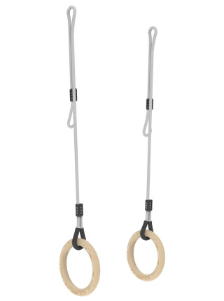 Кільця гімнастичні дерев'яні Exit GetSet (для MB200, MB300)